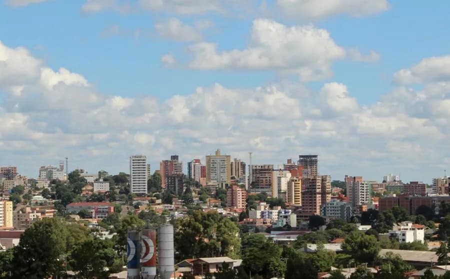 Skyline of Passo Fundo, Rio Grande do Sul