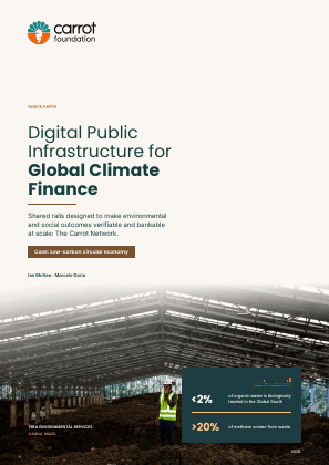 Capa do white paper de infraestrutura pública digital da Carrot
